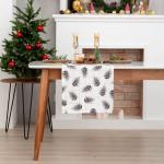 Дорожка на стол новогодняя Этель Merry Christmas 40?146 см, 100% хлопок, саржа 190 г/м?, белая