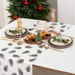 Дорожка на стол новогодняя Этель Merry Christmas 40?146 см, 100% хлопок, саржа 190 г/м?, белая