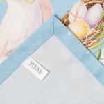 Дорожка на стол Этель «Пасхальные радости» 40?146 см, 100% хлопок, саржа 190 г/м?, голубая