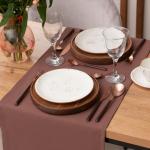 Дорожка на стол Этель Kitchen 40?150 см, коричневый, 100% хлопок, саржа 220 г/м?