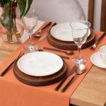 Дорожка на стол Этель Kitchen 40?150 см, оранжевый, 100% хлопок, саржа 220 г/м?