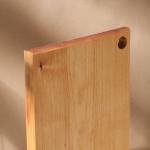 Доска разделочная деревянная с отверстием Adelica, 30?20?2 см, покрыта маслом, цельная берёза