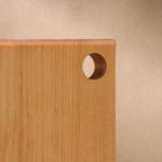 Доска разделочная деревянная с отверстием Adelica, 30?20?2 см, покрыта маслом, цельная берёза