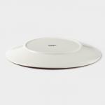 Тарелка Доляна «Искушение», d=26,5 см, керамика, серая