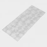 Дорожка на стол Доляна «Астры», 89?35 см, серебряная