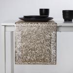 Дорожка на стол Доляна «Манифик», 30?150 см, золотая