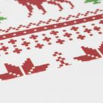 Дорожка на стол Доляна «Новый год», 180?30 см, белая