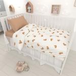 Комплект постельного белья рис.6160-1+6160а-1 Мишка Тедди