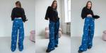 Брюки джинс  DENIM048/01/Синий