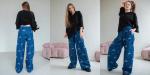 Брюки джинс  DENIM048/01/Синий