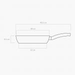 Сковорода с антипригарным покрытием, 28 см, NADOBA, серия VIKKI