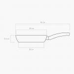 Сковорода с антипригарным покрытием, 24 см, NADOBA, серия VIKKI