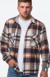 Мужская теплая рубашка в клетку Happyfox