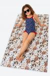 Полотенце пляжное вафельное 80x150 см Happy Fox Home