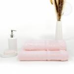 Набор полотенец "Бамбук" (розовый)