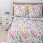 *КПБ Simple Life 2,0 спальный с европростыней, бязь, 100 % хлопок, пл. 120 гр./кв.м., Floral (Флорал) Пододеяльник 177*217, простыня 240*217, наволочка 70*70 (2 шт.)