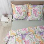 *КПБ Simple Life 2,0 спальный с европростыней, бязь, 100 % хлопок, пл. 120 гр./кв.м., Floral (Флорал) Пододеяльник 177*217, простыня 240*217, наволочка 70*70 (2 шт.)