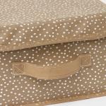 Короб для хранения Доляна Points, 26?20?16 см, бежевый