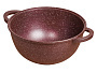 Казан 10л. 320/185Шоколад лит/руч. без кр, кн4321аш