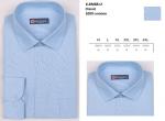 1LBM88+2 Сорочка муж. длин. рукав, классика, оксфорд, голубой, BROSTEM