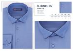 1LBR031H+5** БК Сорочка муж. длин. рукав, притал., светло-синий, BROSTEM