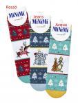 MINI INVERNO 3300-7 (кот, заяц, такса) NEW YEAR носки