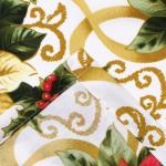 Комплект штор Доляна «Праздничные украшения» 145?180 см - 2штуки. с подхватами, 100% п/э, 140 г/м?