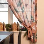 Комплект штор для кухни с подхватами «Этель» Fir branches, 145?180 см - 2 шт., габардин