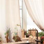 Комплект штор для кухни с подхватами «Новогоднее чудо» 145?180+/-5 см - 2 штуки, габардин