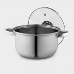 Кастрюля Доляна «Классика», 2.2 л, d=19 см, капсульное дно, нержавеющая сталь