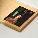 Доска разделочная деревянная с кровостоком Adelica, 30?20?2 см, покрыта маслом, цельная берёза