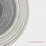 Салфетка сервировочная на стол Доляна «Градиент», d=30 см, серая