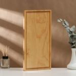 Доска разделочная деревянная с кровостоком Adelica, 40?20?2 см, покрыта маслом, цельная берёза