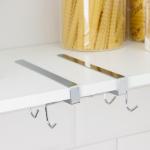 Держатель для кружек подвесной на 10 предметов Доляна, 27.5?14?6.5 см, серебристый