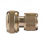 Коннектор, 3/4" (19 мм), быстросъёмное соединение, латунь, Greengo