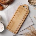 Доска разделочная деревянная для рыбы Adelica, 34?13?2 см, пропитана маслом, берёза