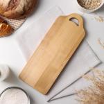 Доска разделочная деревянная для рыбы Adelica, 34?13?2 см, пропитана маслом, берёза