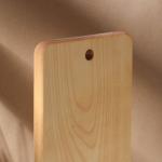 Доска разделочная деревянная c отверстием Adelica, 24?15?1,8 см, покрыта маслом, цельная берёза