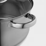 Кастрюля Доляна «Классика», 3 л, d=20 см, капсульное дно, нержавеющая сталь