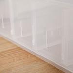 Контейнер для хранения без крышки Econova ROLLY, 11.5 л, пластик, 24.2?45?12.9 см, прозрачный