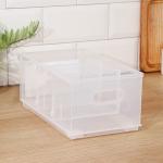 Контейнер для хранения без крышки Econova ROLLY, 5 л, пластик, 16.8?30.5?12.9 см, прозрачный