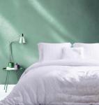 КПБ 2.0 - люкс перкаль "Fine Line" с простынью на резинке (70х70) рис. 6793-15 Лунная соната (светло-серый) NEW.