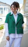 Жилет Vittoria Queen 22573 клетка зеленый