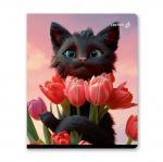 "Светоч"   Т80   Тетрадь ученическая общая, выборочный лак,   A5+   96 л.  на скобе   65 г/кв.м , белизна 100 \%  5 шт.  клетка