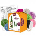 "Miadolla"   WT-0209   "Мышка в елке" набор для валяния (со светодиодами)