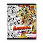 "Светоч"   48К37   Комплект тетрадей со справочным материалом "Скучно не будет!", выборочный лак,   A5+   48 л.  12 шт.  на скобе   65 г/кв.м , белизна 100 \% , клетка/линия