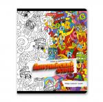 "Светоч"   48К37   Комплект тетрадей со справочным материалом "Скучно не будет!", выборочный лак,   A5+   48 л.  12 шт.  на скобе   65 г/кв.м , белизна 100 \% , клетка/линия