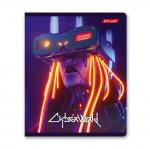 "Светоч"   96ТЕТл-004   Тетрадь ученическая общая, глянцевая ламинация,   A5+   96 л.  на скобе   60 г/кв.м , белизна 100 \%  5 шт.  линия