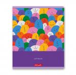 "Светоч"   96ТЕТк-004   Тетрадь ученическая общая, глянцевая ламинация,   A5+   96 л.  на скобе   60 г/кв.м , белизна 100 \%  5 шт.  клетка