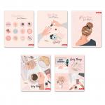 "Светоч"   96ТСК5_8_3_1   Тетрадь ученическая общая, твин лак,   A5+   96 л.  на скобе   65 г/кв.м , белизна 100 \%  5 шт.  клетка